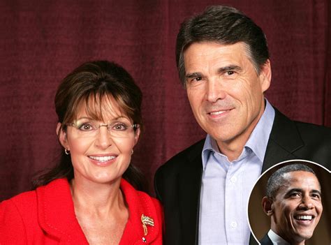 Sarah Palin Rick Perry Diss Obama In Different Ways E Online