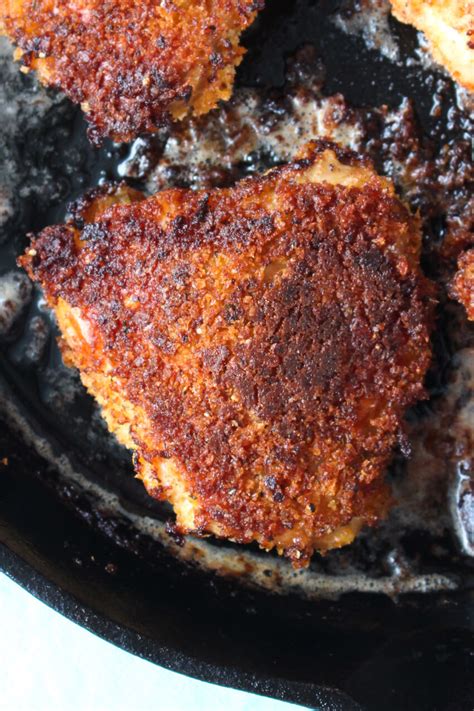 Crispy Oven Fried Chicken Thighs The Two Bite Club
