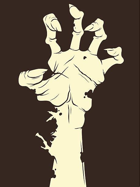 Zombie hand vector art illustration | Zombie hand, Zombie illustration, Zombie vector