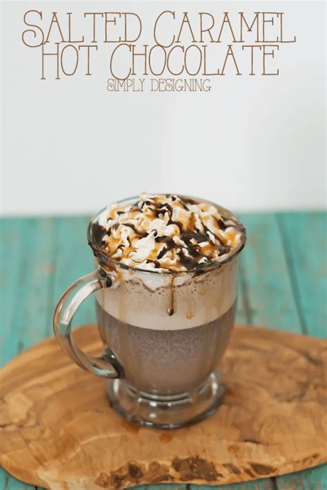 The Best Salted Caramel Hot Chocolate
