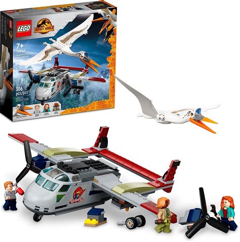 Amazon Com LEGO Jurassic World Quetzalcoatlus Plane Ambush Set 76947