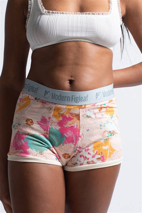 Women S Boxer Brief Underwear Cotton Lycra Loungewear For Etsy