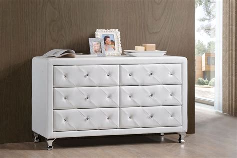 The dresser is an important part of your bedroom furniture. Baxton Studio Luminescence Wood Contemporary White ...