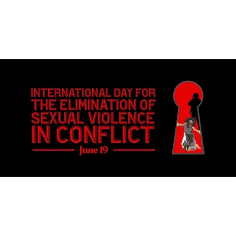 premium vector international day for the elimination of sexual violence in conflict