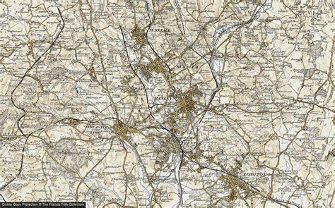 Historic Ordnance Survey Map Of Stoke On Trent 1902