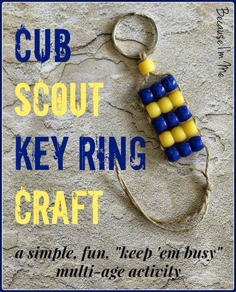 Simple Elementary Age Bead Craft Perfect For Cub Scouts And More At