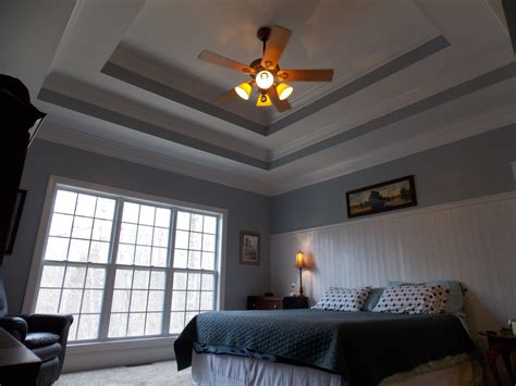 Double Tray Ceilings And Bead Board Wainscoting Ceiling Design Pastel Room Decor Fancy Bedroom