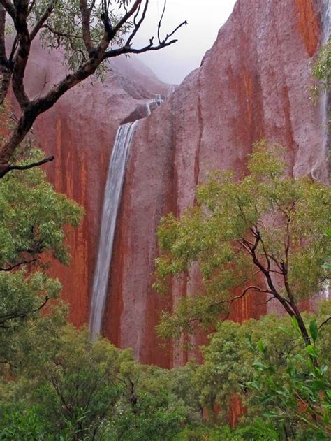 Uluru Raining Waterfalls ~ Australia Waterfall Australia Travel And
