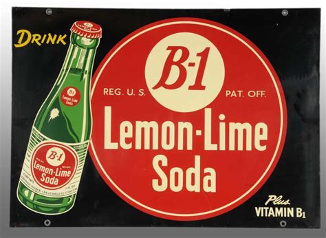 Heavy Metal B 1 Lemon Lime Soda Sign