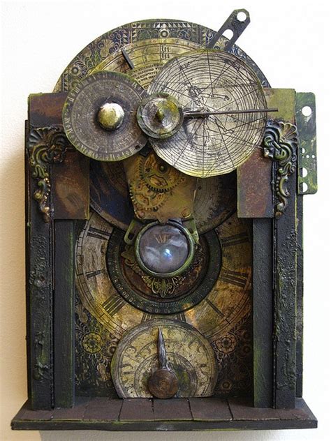 Steampunk Time And Space Machine Assemblage By Urbandon Steampunk Art