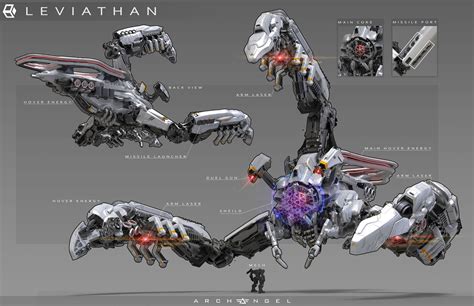 Artstation Leviathan Concept Bryant Koshu Weapon Concept Art