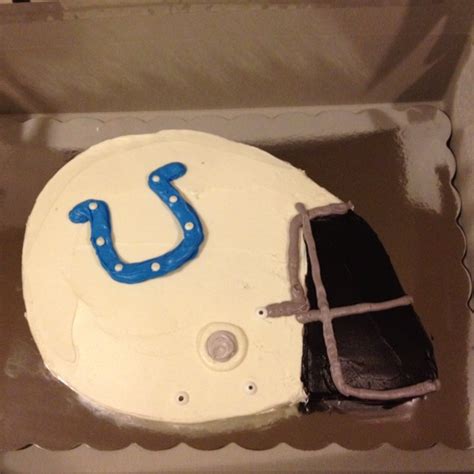 Colts Helmet Cake Cake Food Desserts