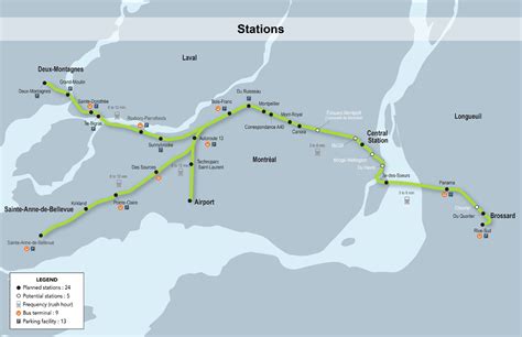 Montreals New 55 Billion 67 Km Train System Modeled