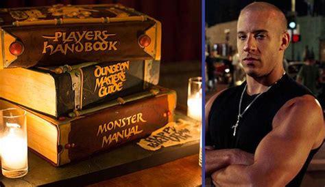 Vin Diesel Got A Dungeons And Dragons Cake For His Birthday Dragon