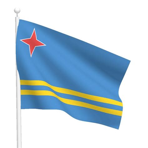 Aruba Flag Heavy Duty Nylon Flag Flags International