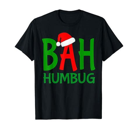 Christmas Bah Humbug Ebenezer Scrooge Design T Shirt Tshirts20200218 In