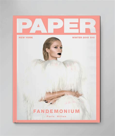Paris Hilton Covers Papers Fandemonium Issue Reminding Us All Why We