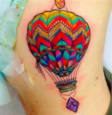Hot Air Balloon Pin Up Tattoos Pretty Tattoos Beautiful Tattoos New Tattoos Body Art Tattoos