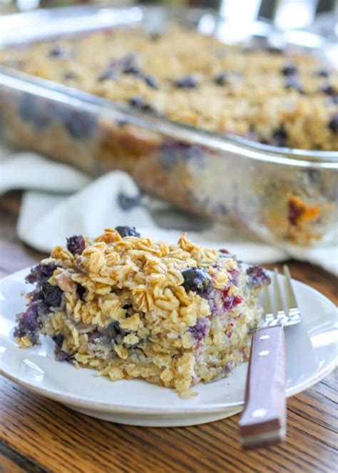 Blueberry Baked Oatmeal Barefeet In The Kitchen Purchases Express