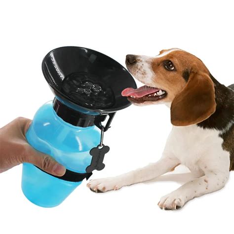 Portable 500ml Dog Drinking Water Bottle Pet Puppy Cat Sport Portable