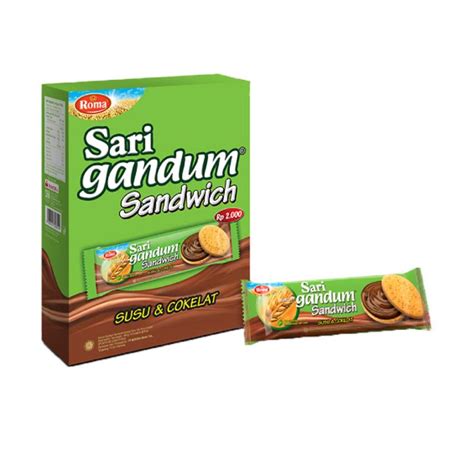 Check spelling or type a new query. Jual ROMA Sari Gandum Coklat Biskuit [12 Sachet/ 39 g ...