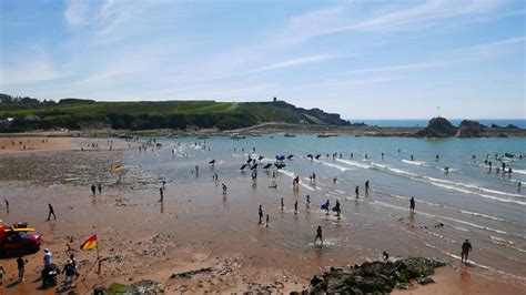 Bank Holiday Monday At The End Of May At Bude Sea Pool And Summerleaze