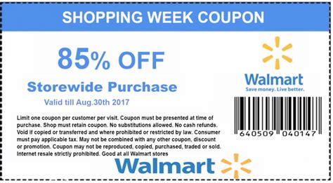 Walmart Is Giving Away Free Off Coupon To Celebrate Shopping Week