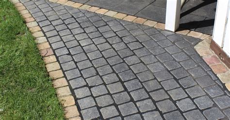 Black Limestone Cobbles For Patios Driveways And Paths Natural Paving