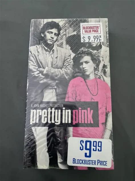 Pretty In Pink Vhs Tape Sealed Molly Ringwald Andrew Mccarthy New 1991