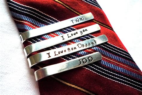 Personalized Tie Bar Father Of The Groom Custom Tie Bar For Etsy
