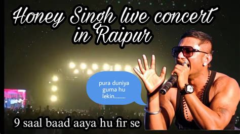 Yo Yo Honey Singh Live In Raipur 🔥🔥 Honey Singh Contact Full Video 🤟🏻🤟🏻 Honeysingh Live