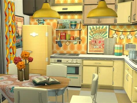 Retro Kitchen By Flubs79 Sims 4 Cc Download