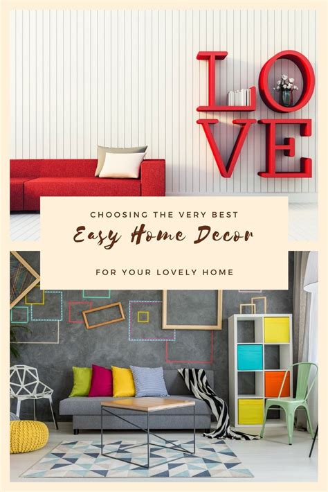 Easy Home Decor Creative Concepts Integrating These Trouble Free