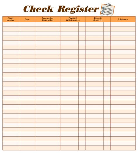 10 Best Free Printable Checkbook Register