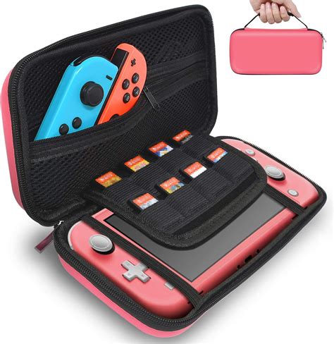 Accessories Kits for Nintendo Switch Lite 2019, Carrying Case Clear ...