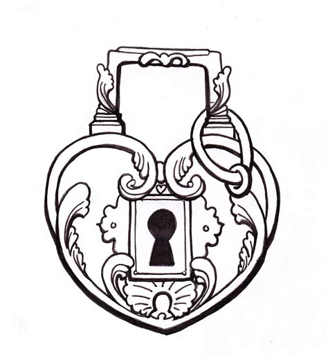 Illustration Key Drawings Lock Drawing Key Tattoo Designs