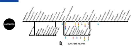 Map Of The Northern Line Northern Line London Map London Tube Map