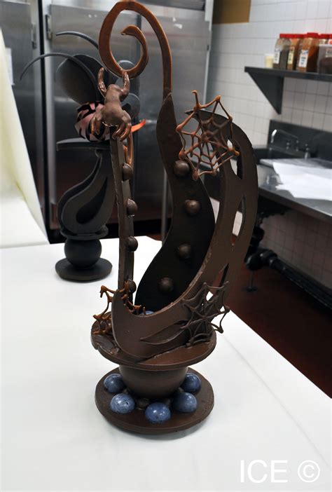 An All Chocolate Showpiece In An Ice Pastry And Baking Arts Class Divine