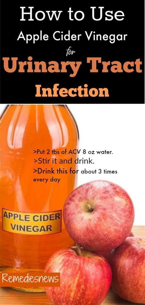 How To Use Apple Cider Vinegar For Urinary Tract Infection At Home