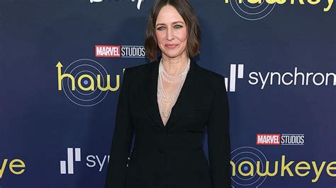 Vera Farmiga Rocks A Plunging Velvet Suit And Layers Of Pearl Necklaces