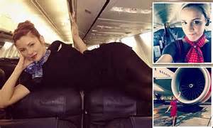 Mile High Selfies Flight Attendants Post Shots Of Themselves Enjoying The Skies Daily Mail Online