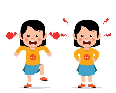 Little Cute Angry Kid Screaming 2061126 Vector Art At Vecteezy