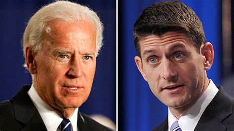 Joe Biden Paul Ryan Face Off In Debate Tonight