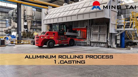 Amazing Aluminum Rolling Process Step 1 Casting Youtube