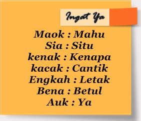 Masih banyak lagi account options. Bahagian 6 : Bahasa Melayu Sarawak - Fizalinolie