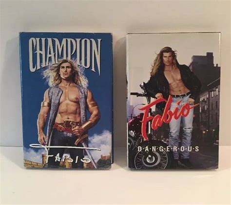 Fabio Romance Novels Dangerous 1996 And Champion 1995 Hardcover