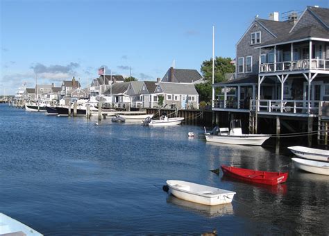 Nantucket Is A Small Isolated Island Off Cape Cod Massachusetts That