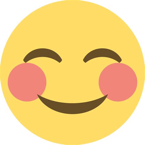 Download Blushing Emoji Transparent Background HQ PNG ... Emoji broken heart, paw patrol, love, heart, smiley png.