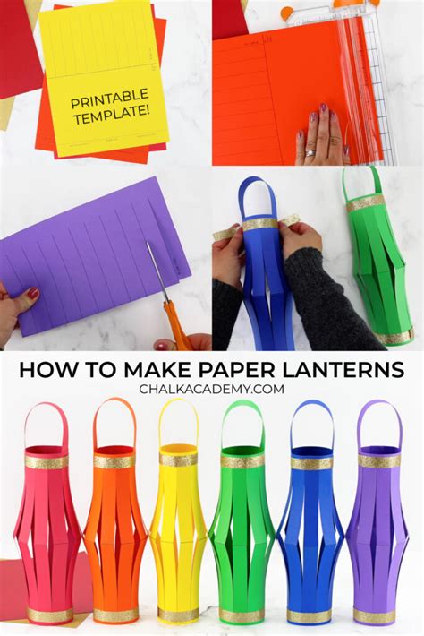 How To Make Paper Lanterns Step By Step