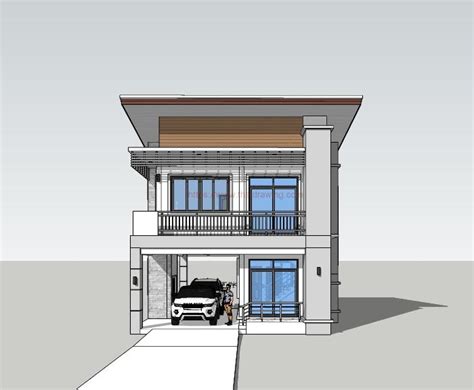 Modern House 2nd Floor House Design With Balcony Due To The Spacious